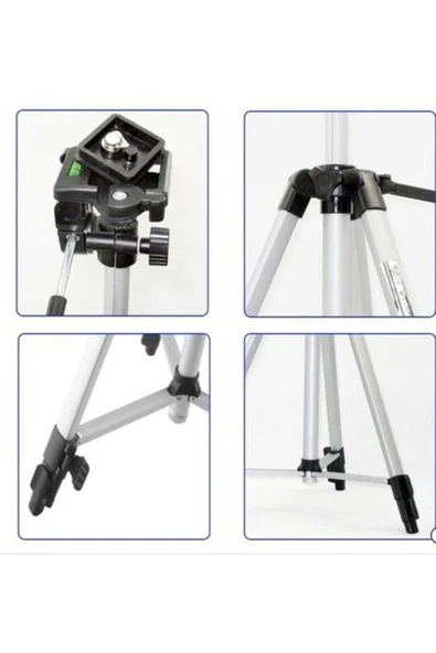 ASFAL 135 Cm Profesyonel Tripod Su Terazili Çanta Hediyeli Wt-330a - 2