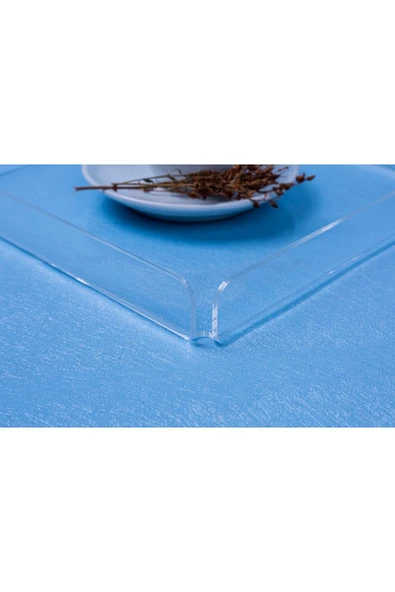 ASFAL Şeffaf Pleksi Tepsi 35x25 cm Servis Kahve Çay Ve Sunum Tepsisi - 7