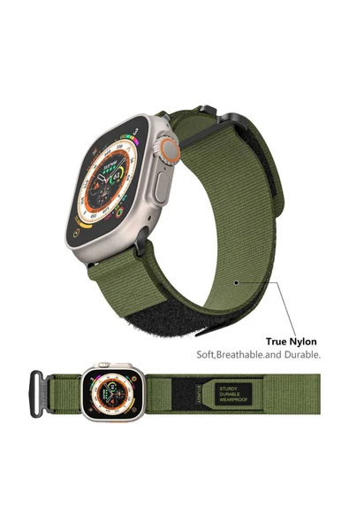 ASFAL Metal Başlıklı Şık Tasarımlı Apple Watch Kordon 42 44 45 49mm Uyumlu Watch Ultra Kayış ürün görseli 1