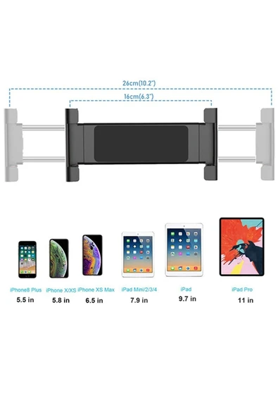 ASFAL Profesyonel Masaüstü Telefon Ve Tablet Standı 360° Dönen Tablet Ve Telefon Tutucu - 3