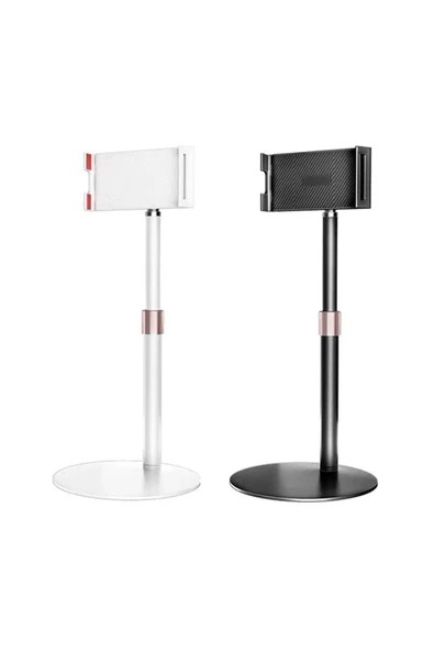 ASFAL Metal, Yükseklik ve Açı Ayarlı Masaüstü Telefon ve Tablet Tutucu Taşınabilir Tablet, Telefon Standı