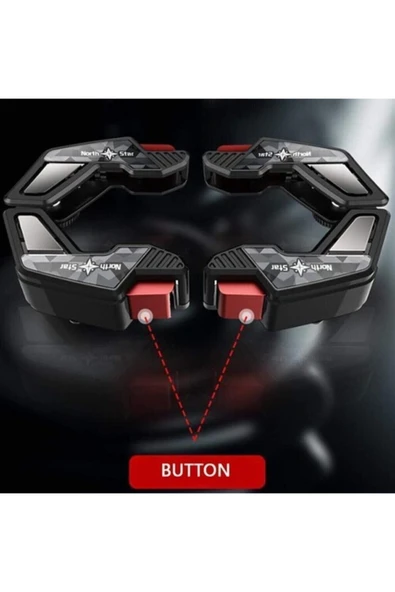 ASFAL Vidalı Oyun Tetiği Pubg Parmak Eldivenli North Star Ateş Tetik Tuşu Pubg Konsol - 6