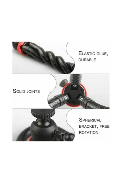 NEEPHO 30 Cm Esnek Tripod Gorillapod Dslr Telefon Kamera Tutucu Tutacağı Standı +telefon Tutacağı - Resim 3