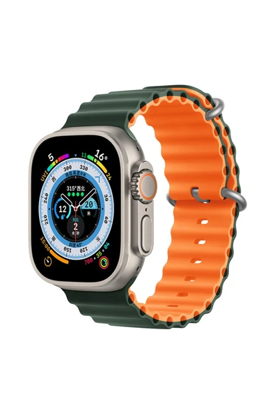 ASFAL Watch Uyumlu 42 Mm 44 Mm 45 Mm 49 Mm Kordon 1/2/3/4/5/6/se/7/8 Watch Ultra Çift Renk ürün görseli 1