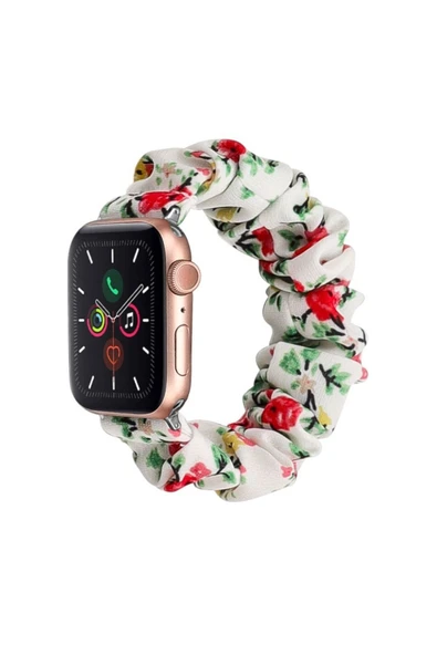 ASFAL Watch 2/3/4/5/6/7/8/se 38 mm 40 mm 41 mm Uyumlu Kumaş Kordon Lastikli Kumaş Kayış ürün görseli 1