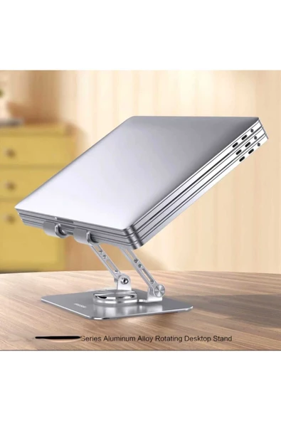 ASFAL 14 inçe Kadar Uyumlu Metal 360° Dönen Katlanabilir Telefon Bilgisayar ve Tablet Standı Tablet Tutucu - 2
