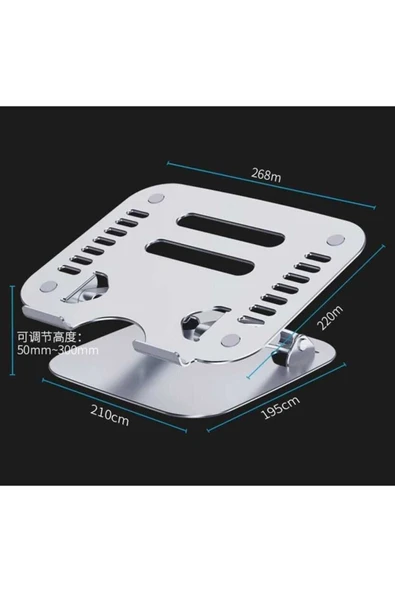 ASFAL Alüminyum, Açısı Ayarlanabilir, Masaüstü, Tablet, Macbook, Notebook, Laptop Standı Laptop Tutucu - 5