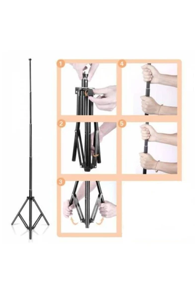 SAYWİN 14 Inç Kuaför Makyaj Çekimi Işığı Ring Light - 6