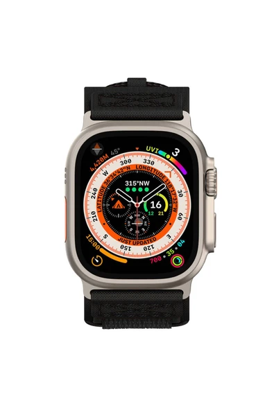 ASFAL Apple Watch Uyumlu Hasır Kordon Watch Ultra 3 4 5 6 7 8 Se ultra 42 44 45 49 mm Uyumlu Şık Kordon - 3