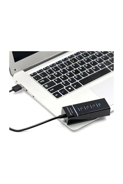 ASFAL 4 Port Usb 3.0 Çoğaltıcı Çoklayıcı Hub Switch Adaptör - Resim 4