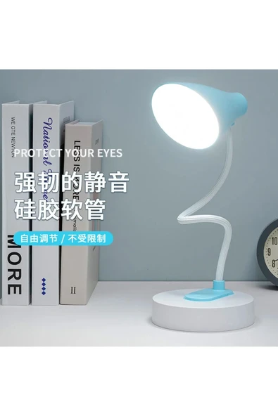 ASFAL Şarjlı, Dokunmatik, Masa Lambası Gece Lambası Okuma Işığı Katlanabilir Lityum Pilli - Resim 2