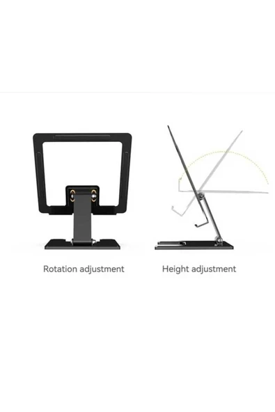 ASFAL 14 inç Uyumlu Yer Kaplamaz Açısı  Ayarlanabilir Telefon Ve Tablet Tutucu Katlanabilir Tablet Standı - 4