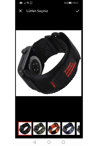 ASFAL Metal Başlıklı Şık Tasarımlı Apple Watch Kordon 42mm 44mm 45mm 49mm Uyumlu Watch Ultra Kayış - Resim 2