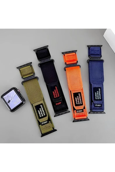 ASFAL Metal Başlıklı Şık Tasarımlı Apple Watch Uyumlu Kordon 42mm 44mm 45mm 49mm Uyumlu Watch Ultra Kayış - Resim 5