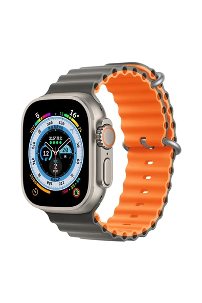 ASFAL Watch Uyumlu 42 Mm 44 Mm 45 Mm 49 Mm Kordon 1/2/3/4/5/6/se/7/8 Watch Ultra Çift Renk Ocean ürün görseli 1