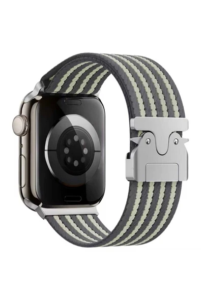 ASFAL Apple Watch 3/4/5/6/7/8/9/10/se/ultra/ultra2 44mm/45mm/46mm/49mm Uyumlu Kumaş Kordon ürün görseli 1