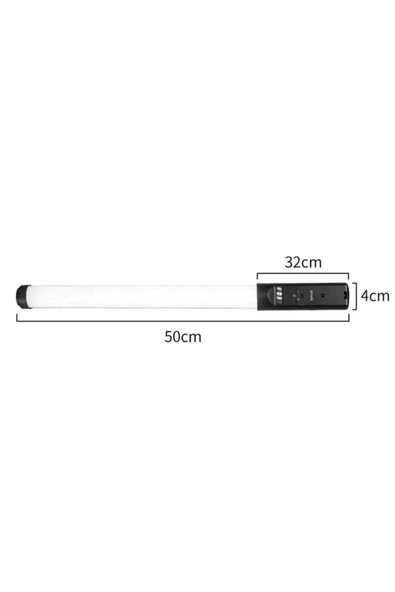 ASFAL Kumandalı 210 cm Tripod RGB Selfie Çubuğu, Canlı Yayın, Makyaj, Tiktok Işığı, Stüdyo ve Çekim Işığı - 6