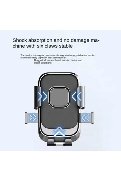 ASFAL Otomatik Tuşlu Ayna Bağlantılı Scooter Ve Motosiklet Telefon Tutucu - 3