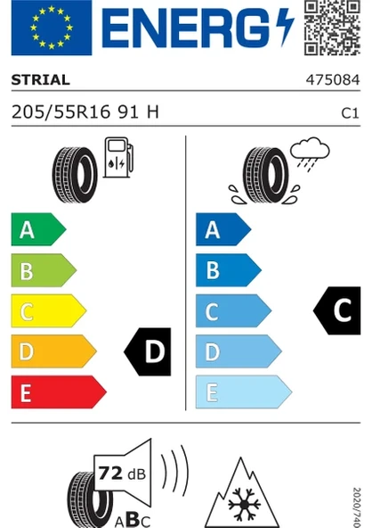 Strial Winter 205/55 R16 91H Kış Lastiği - 2024 - 2
