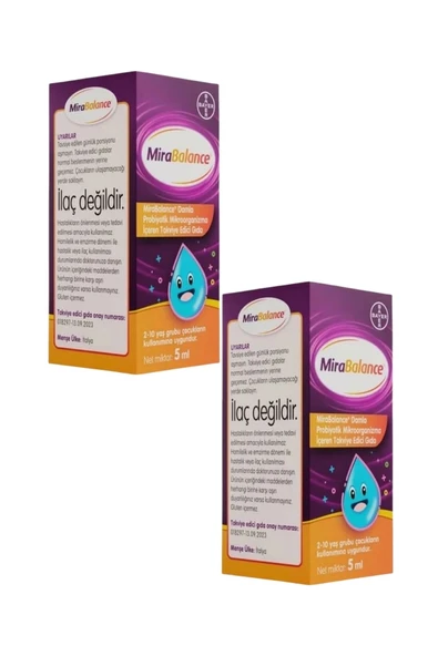 Mirabalance Probiyotik Damla 5 ml x 2 Adet