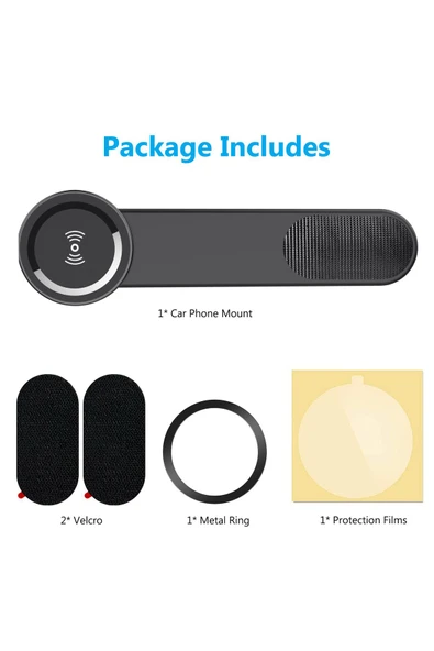 ASFAL Magsafe Şarj Özelikli Güçlü Mıknatıslı Sağlam Telefon Tutucu 3M Bantlı Manyetik Telefon Tutacağı - 3