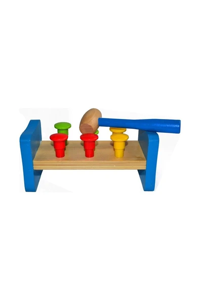 Hi-Q Toys Hammer Bench Tak Çak Bam Bam Çivi Çakma