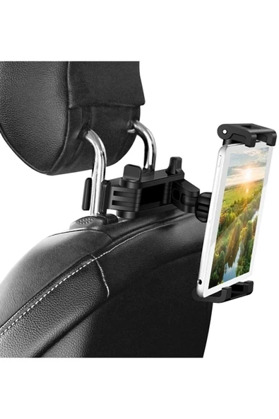ASFAL Araç Içi Koltuk Arkası Telefon Ve Tablet Tutucu Ayarlanabilir Uzayabilen Portatif - 7