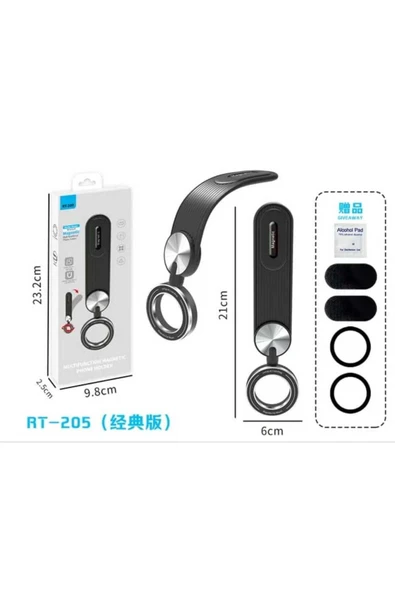 ASFAL Magsafe Uyumlu Güçlü Mıknatıslı Sağlam Yeni Nesil Telefon Tutucu 3M Bantlı Manyetik Telefon Tutacağı - 3