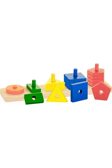 Playwood  Kutuda Ahşap Geometrik Şekiller - 3