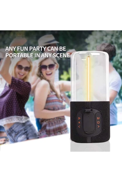 ASFAL Sihirli Tasarım Bluetooth Hoparlör Bükülebilir Işık 5.3 Bluetooth Versiyonlu Taşınabilir TWS Speaker - 2