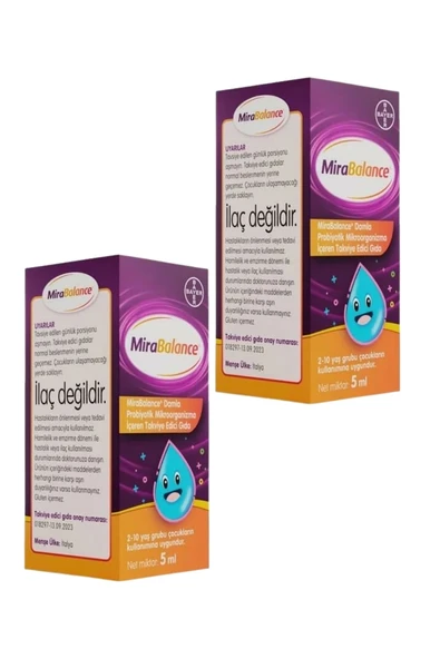 Mirabalance Probiyotik Damla 5 ml x 2 Adet - 3
