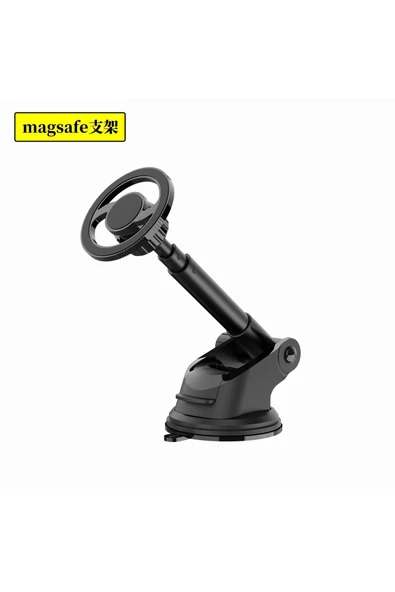 ASFAL Magsafe Uyumlu Uzun Kollu Kaliteli 360° Dönen Mıknatıslı Masaüstü ve Araç İçi Telefon Tutucu - Resim 7