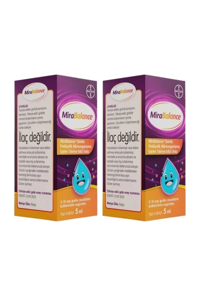 Mirabalance Probiyotik Damla 5 ml x 2 Adet - 2
