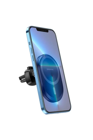 ASFAL Magsafe Uyumlu Mıknatıslı Telefon Tutucu Havalandırma Girişli 360° Dönebilen Telefon Tutacağı - 3