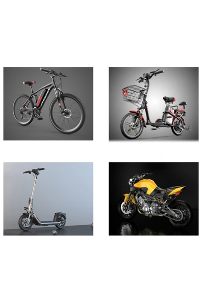 ASFAL Ayarlanabilir 360° Dönebilen Motorsiklet, Scoter, Bebek Arabası ve Bisiklet Telefon Tutucu - 8