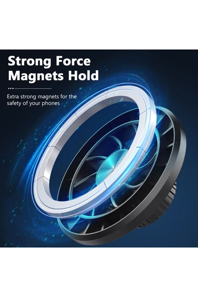 ASFAL Güçlü Mıknatıslı Sağlam Yeni Nesil Telefon Tutucu Magsafe Uyumlu 3M Bantlı Manyetik Telefon Tutacağı - Resim 3