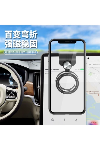 ASFAL Magsafe Uyumlu Güçlü Mıknatıslı Sağlam Yeni Nesil Telefon Tutucu 3M Bantlı Manyetik Telefon Tutacağı - 6