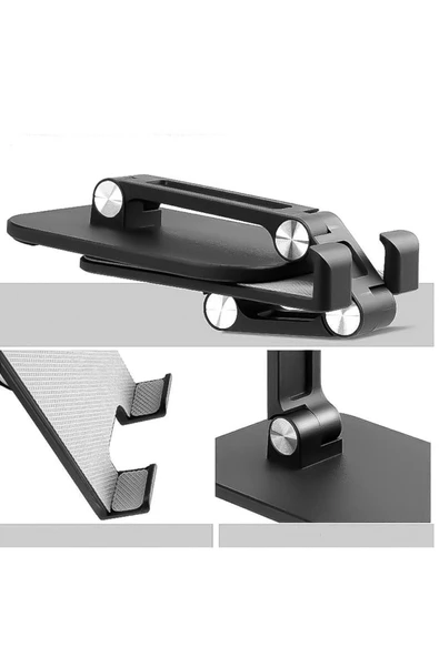ASFAL Katlanabilir Ayarlanabilir Masaüstü Telefon Tutucu Stand Tablet Tutucu Stand 4-9 Inç - 6
