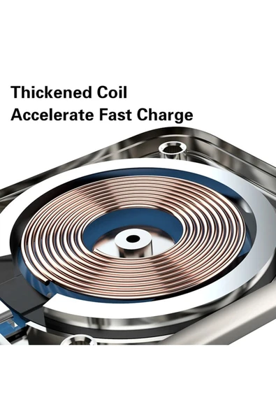 ASFAL Kablosuz Şarj Özellikli 15w Magsafe Wireless Araç Telefon Tutucu Iphone 14 13 12 Pro Max Mini Uyumlu - Resim 2