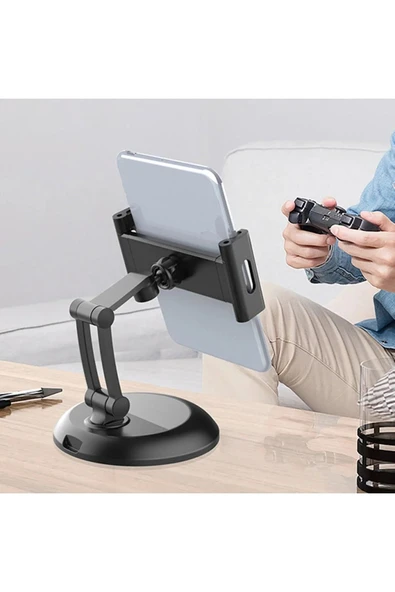 ASFAL Profesyonel Masaüstü Telefon Ve Tablet Standı 360° Dönen Tablet Ve Telefon Tutucu - 2
