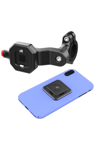 ASFAL Bisiklet Motosiklet ve Scooter için Gidon Uyumlu Telefon Tutucu 4-6.8 Modellere Uyumlu Kolay Kurulu - 4