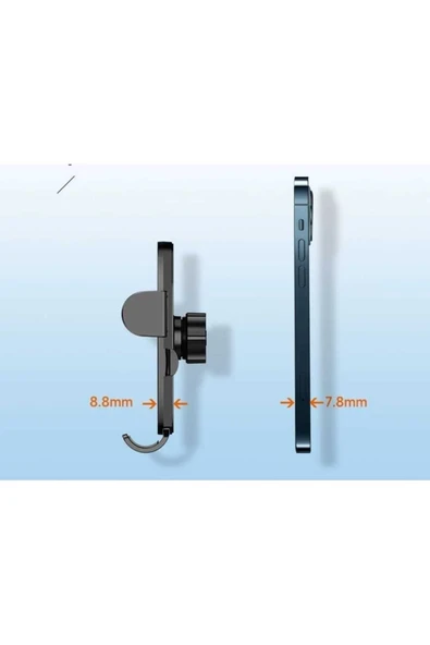 ASFAL Araç İçi Uzayan Ayarlanabilir Telefon Tutucu, Cam ve Torpido Uyumlu Şık ve Kaliteli 360° Kullanılır - 4