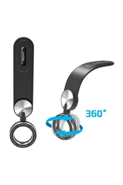 ASFAL Magsafe Uyumlu Güçlü Mıknatıslı Sağlam Yeni Nesil Telefon Tutucu 3M Bantlı Manyetik Telefon Tutacağı - 4