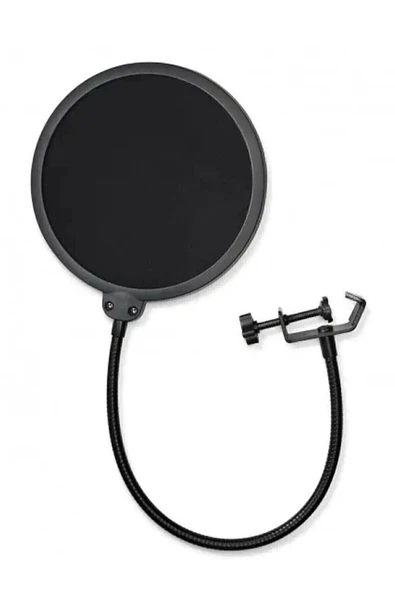 ASFAL Stüdyo Mikrofon Pop Filtre - Pop Filter Gürültü Engelleyici