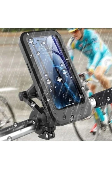 ASFAL Su Geçirmez, Açısı Ayarlanabilir, Motosiklet, Scooter, Atv Ve Bisiklet Telefon Tutucu - 2