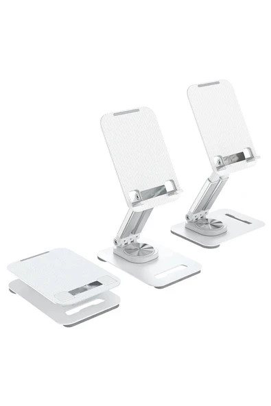 ASFAL 360° Dönebilen Katlanabilir Uzayan Masaüstü Telefon Ve Tablet Standı Telefon Ve Tablet Tutucu ürün görseli 1