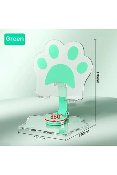 ASFAL 12 inç Uyumlu, Katlanabilir, 360° Dönen Masaüstü Telefon ve Tablet Tutucu, Tablet ve Telefon Standı