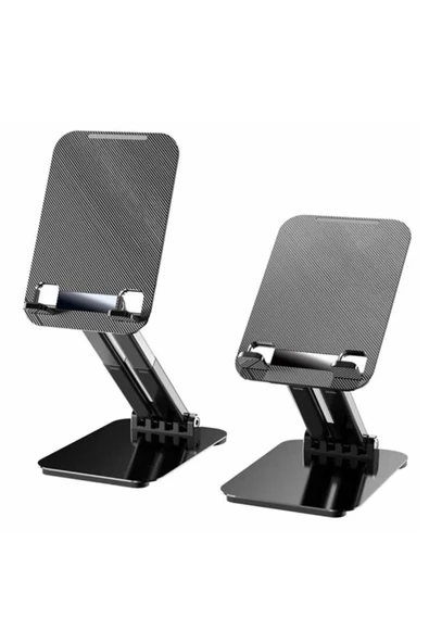 ASFAL Katlanabilir, Yükseklik Ayarlı Masaüstü Telefon Ve Tablet Standı Metal Tablet Tutucu Telefon Tutucu