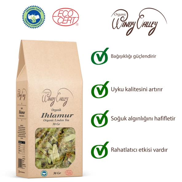 Organik Ihlamur (30 gr) - Resim 2
