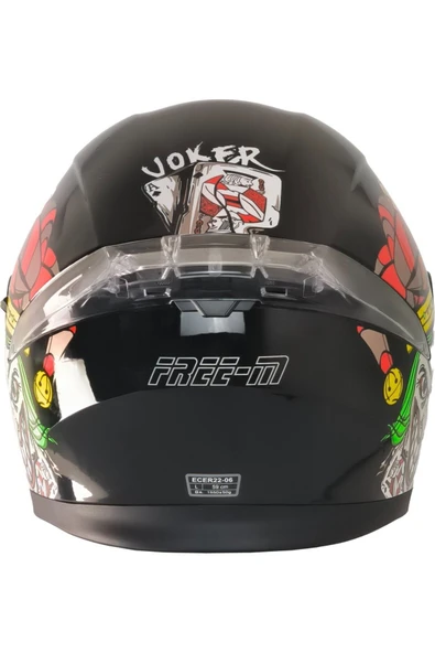 Free-M ÇENE AÇILIR JOKER MOTOSİKLET KASKI - 4